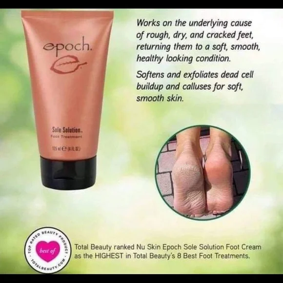 - (2) TWO Epoch NuSkin Sole Solution foot treatment